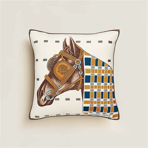 coussin hermes cheval|Coussin Objets du Faubourg Cheval .